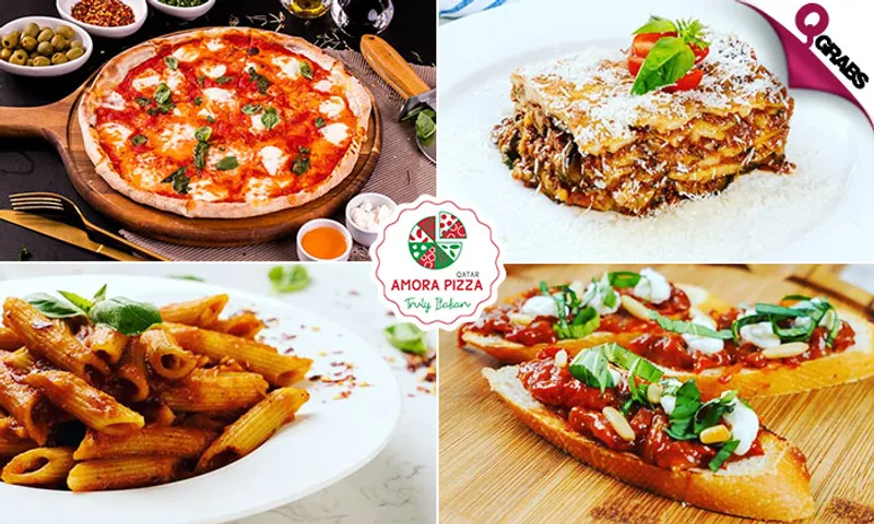 Pizzas, Pastas, & Paninis at Amora Pizza!